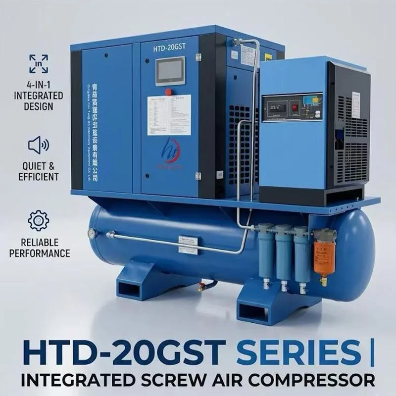 4-i-1 15KW 16 Bar luftkompressor